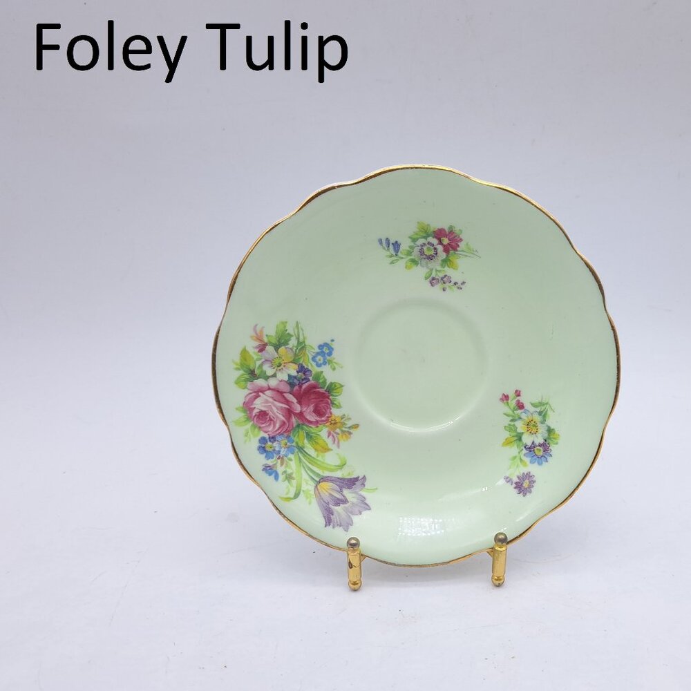 Foley Tulip Orphan Saucer